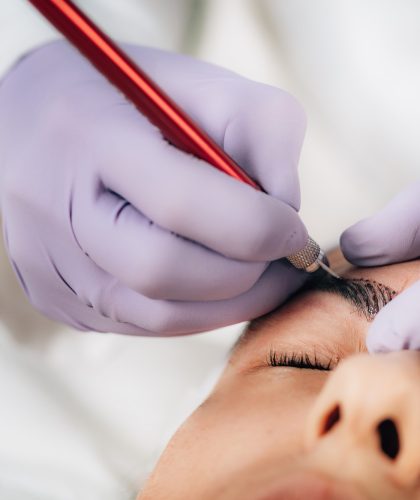 Brow Microblading Cosmetic Procedure